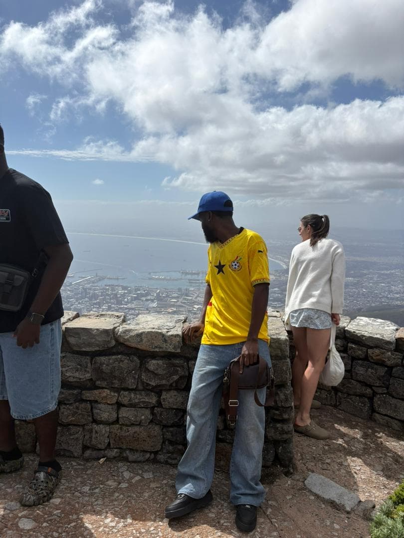 TravelTreks client at Table Mountain Cape Town