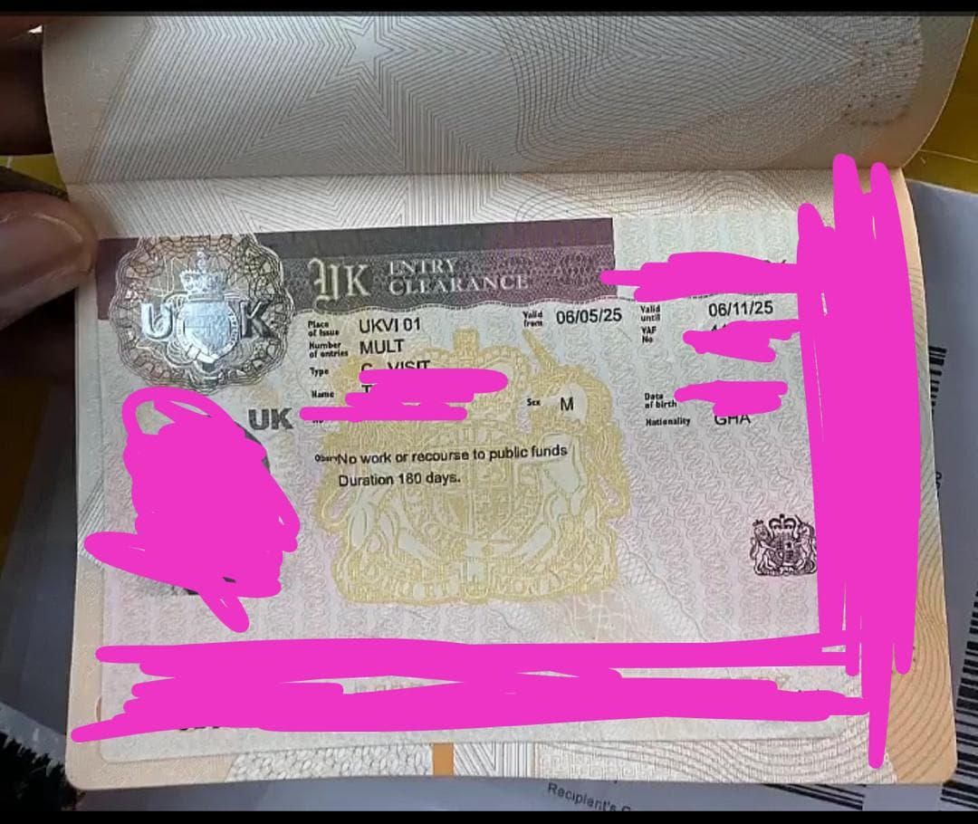 UK Entry Clearance visa — TravelTreks client